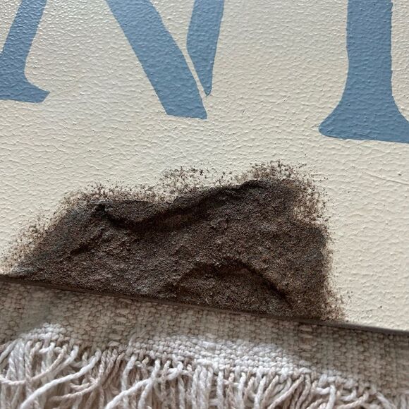 Handmade PANTRY Sign Sky Blue Letters Distressed Rope Hook Wood Board - Picture 2 of 3